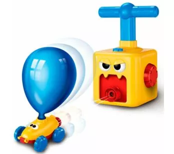 Lançador e Carrinho - Movido a Balão de Ar - Bexiga Car - Fenix Brinquedos