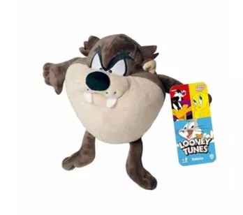 Pelúcia Infantil - 22 cm - Looney Tunes -  Taz - BabyBrink