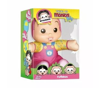 Boneca Fofinha - 22 cm - Turma da Mônica Baby - Mônica - BabyBrink