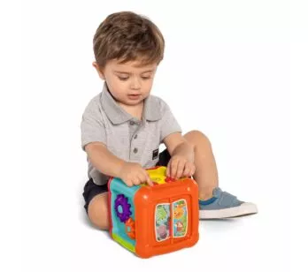 Cubo de Atividades Didáticas - Cubo Fun - Colorido - TaTeTi