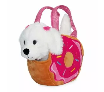 Pelúcia Infantil com Bolsinha - Barbie Pets - Cachorro - Fun Divirta-se