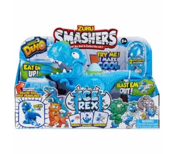 Figura Interativa - Smashers Dino - Ice T-Rex - Fun Divirta-se