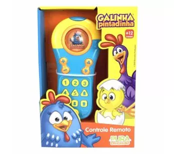 Controle Infantil com Sons - Galinha Pintadinha - Controle Remoto - Yes Toys