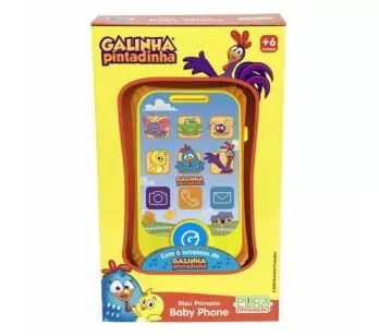 Celular Infantil Musical - Galinha Pintadinha - Meu Primeiro Baby Phone - Yes Toys