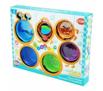 Torre de Empilhar - Pura Diversão - Copo Animal Divertido - Yes Toys