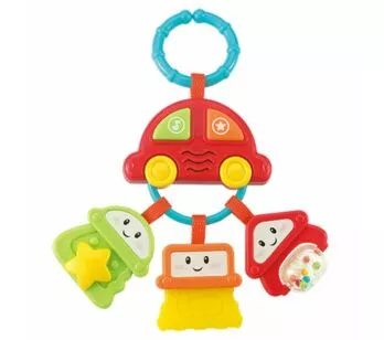 Chocalho Infantil de Bebê - Chaveiro com Sons - Winfun - Yes Toys