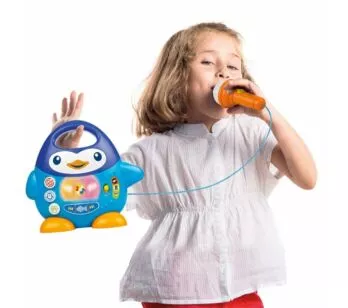 Microfone Infantil - Beat Bop - Pinguim Musical - Winfun - Yes Toys