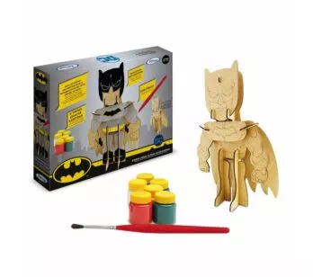 Quebra-Cabeça 3D - 18 Peças - DC - Batman - Boneco de Pintura DIY - Xalingo