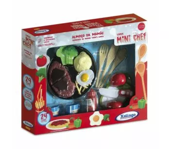 Conjunto Cozinha e Comidinha - Mini Chef - Almoço da Mamãe - Xalingo