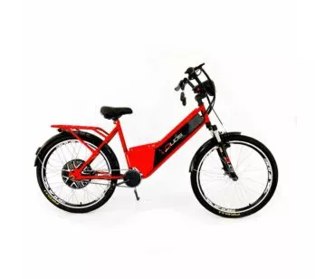 Bicicleta Elétrica Duos Confort 800W Lithium - Vermelho - Duos Bike
