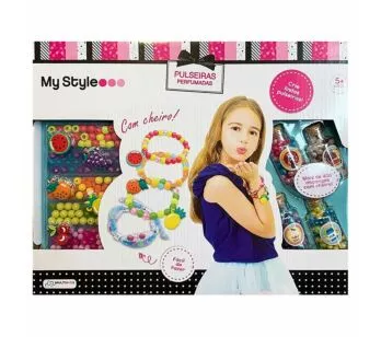 Conjunto Bijuterias Infantil - My Style - Pulseiras Perfumadas - Multikids