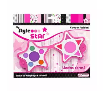 Kit Maquiagem Infantil - My Style Star - Estojo de Make - Multikids
