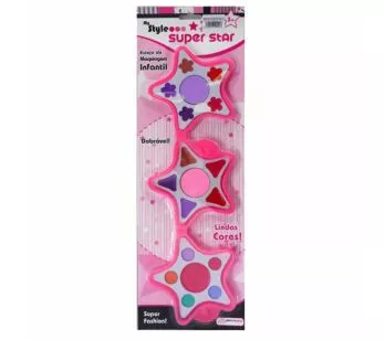 Kit Maquiagem Infantil - My Style Star - Estojo Super Star - Multikids
