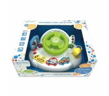 Volante com Luz e Som - Aprendendo a Dirigir - Multikids Baby