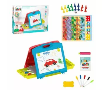 Lousa Mágica e Maleta Infantil - 2 em 1 - Play e Learn - Multikids