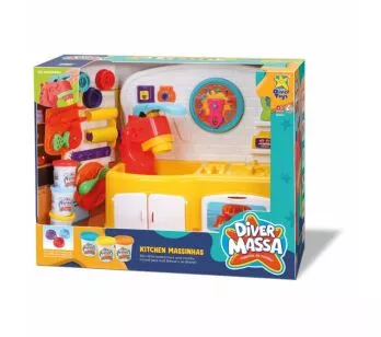 Cozinha Infantil - Massinha de Modelar - Diver Massa - Kitchen - Divertoys