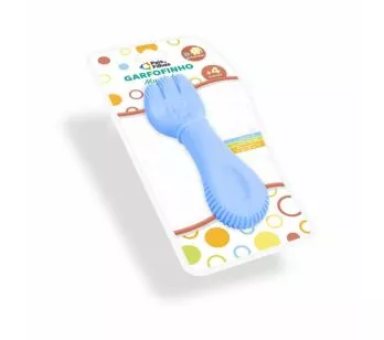 Mordedor para Bebê - Primma - Garfofinho - Azul - Pais e Filhos