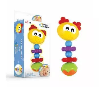 Chocalho Infantil para Bebê - Segura Baby - Pais e Filhos