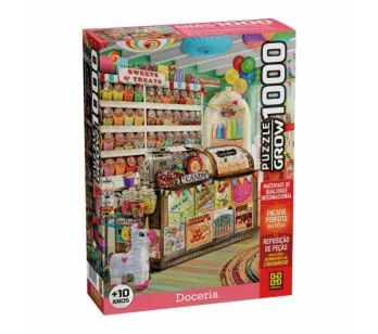 Quebra-Cabeça - Puzzle - 1000 peças - Doceria - Grow