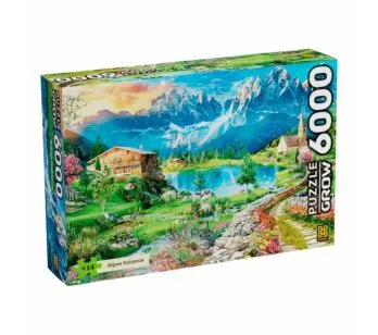 Quebra-Cabeça - Puzzle - 6000 peças - Alpes Italianos - Grow