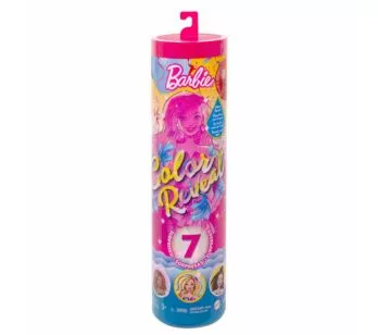 Boneca Barbie Estilo Surpresa - Color Reveal - Festa de Confete - 7 Surpresas - Mattel
