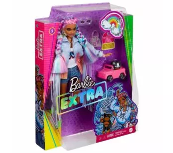 Boneca Articulada - Barbie Extra - Barbie com Cachorrinho - Mattel