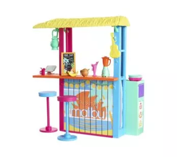 Conjunto e Cenário - Barbie Loves the Ocean - Quiosque de Praia - Mattel