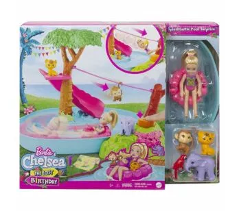 Conjunto e Boneca - Barbie Chelsea - The Lost Birthday - Aventura no Rio - Mattel