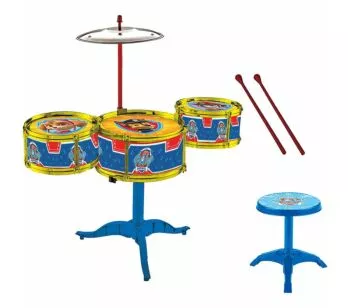 Bateria Infantil - Patrulha Canina - Bateria Musical Pequena - Candide