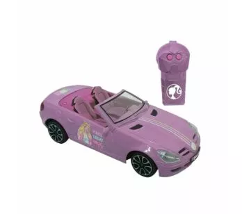 Carrinho de Controle Remoto - Barbie - Fashion Driver Conversível - Candide