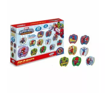 Jogo da Memória - Super Hero Adventures - 24 Peças - Xalingo