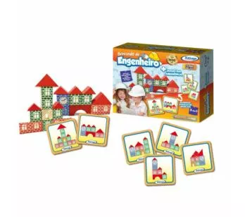 Jogo da Memória - Brincando de Engenheiro - 3 em 1 - Xalingo