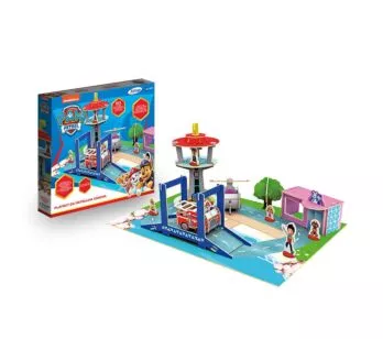 Cenário e Playset - Madeira - Patrulha Canina - Farol de Vigilância - Xalingo
