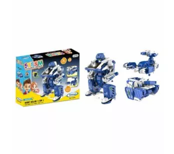 Figura de Montar - Steam - Robô Solar 3 em 1 - 15 peças - Xalingo 