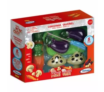 Conjunto Cozinha e Comidinha - Mini Chef - Saudável - Xalingo