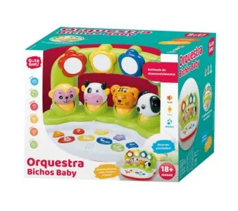 Conjunto de Atividades - Orquestra Bichos Baby - Guta Guti - DM Toys