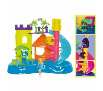 Conjunto e Mini Boneca - Judy - Aqua Park - Parque Aquático - Samba Toys