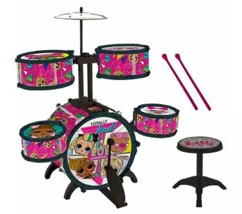 Bateria Infantil - LOL Surprise - Super Bateria Grande - Candide