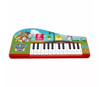 Piano Infantil com Luzes - Teclado Musical - Patrulha Canina - Candide