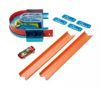 Conjunto Pista - Hot Wheels - Track Builder - Acelerador de Curva - Mattel