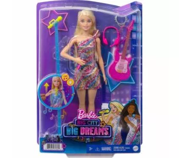 Boneca Articulada - Barbie Big City Big Dreams - Cantora Malibu - Mattel