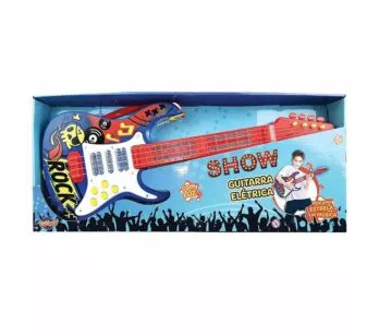 Guitarra Infantil Musical - Show - Rock - Azul - Toyng