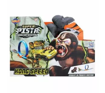 Conjunto Super Pista - Corrida Animal - Kong Speed - Gorila - Toyng