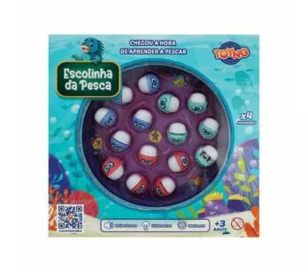 Jogo de Pescaria Infantil - Escolinha da Pesca - Divertida - Toyng