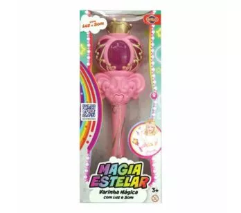 Varinha Mágica com Luz e Som - Magia Estelar - Toyng