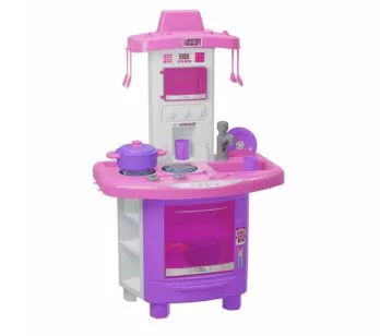 Cozinha Infantil Completa - Faz de Conta - 12 Peças - Pais e Filhos
