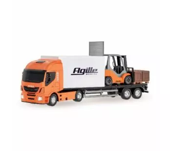 Caminhão Iveco Hi-Way com Empilhadeira Agille - Usual