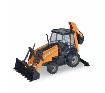 Trator Roda Livre - Case Construction - Retroescavadeira 580N - Usual Brinquedos