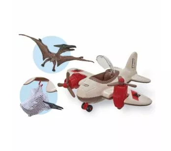 Avião com Acessórios - Dino Flying - Pterossauro - Usual Brinquedos