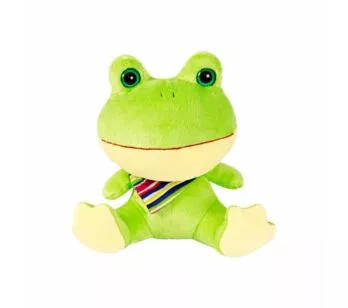Pelúcia Infantil - 20 cm - Sapinho Cabeça com Lenço - Anjos Baby